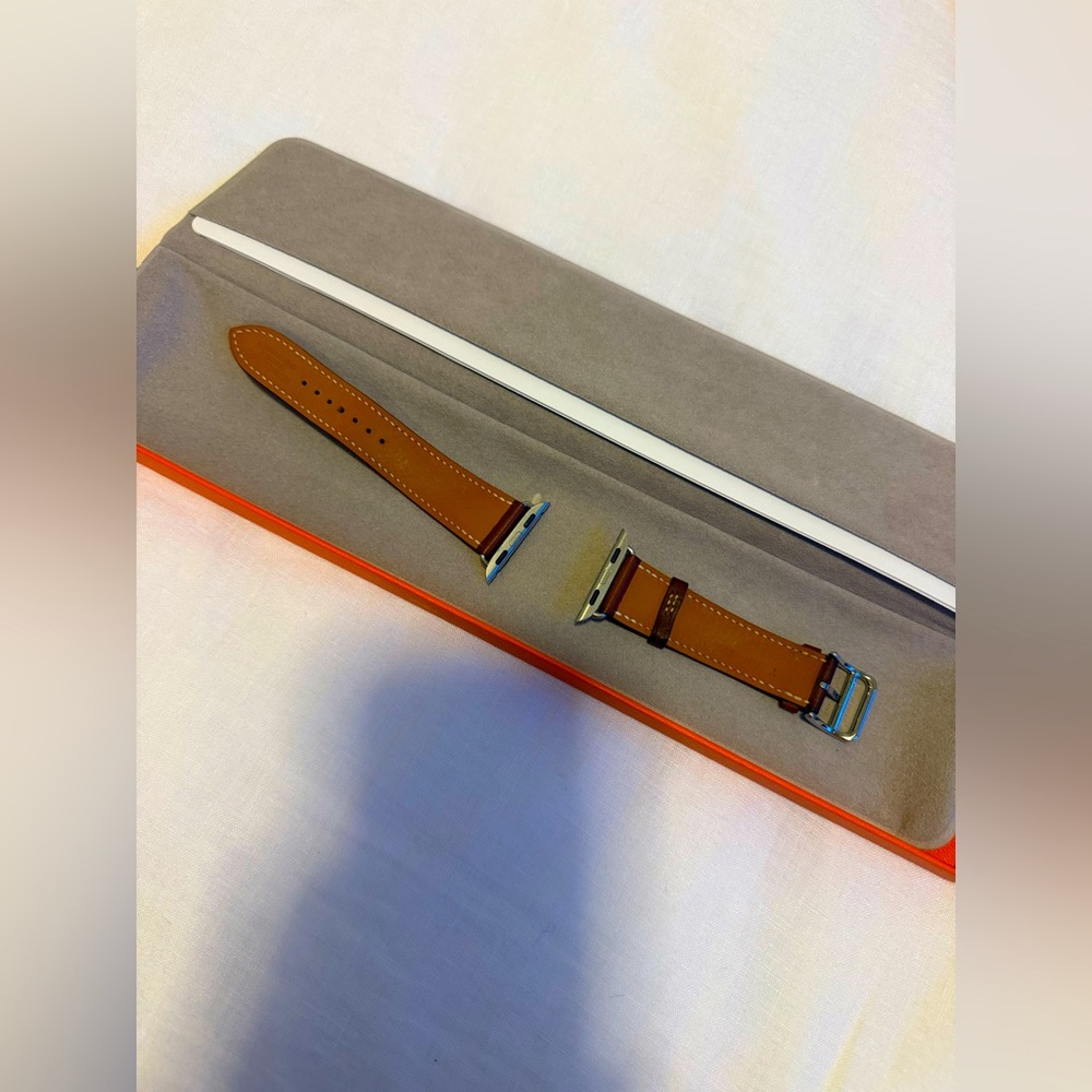 Apple Watch Hermes Fauve Barénia Single Tour 40mm Band